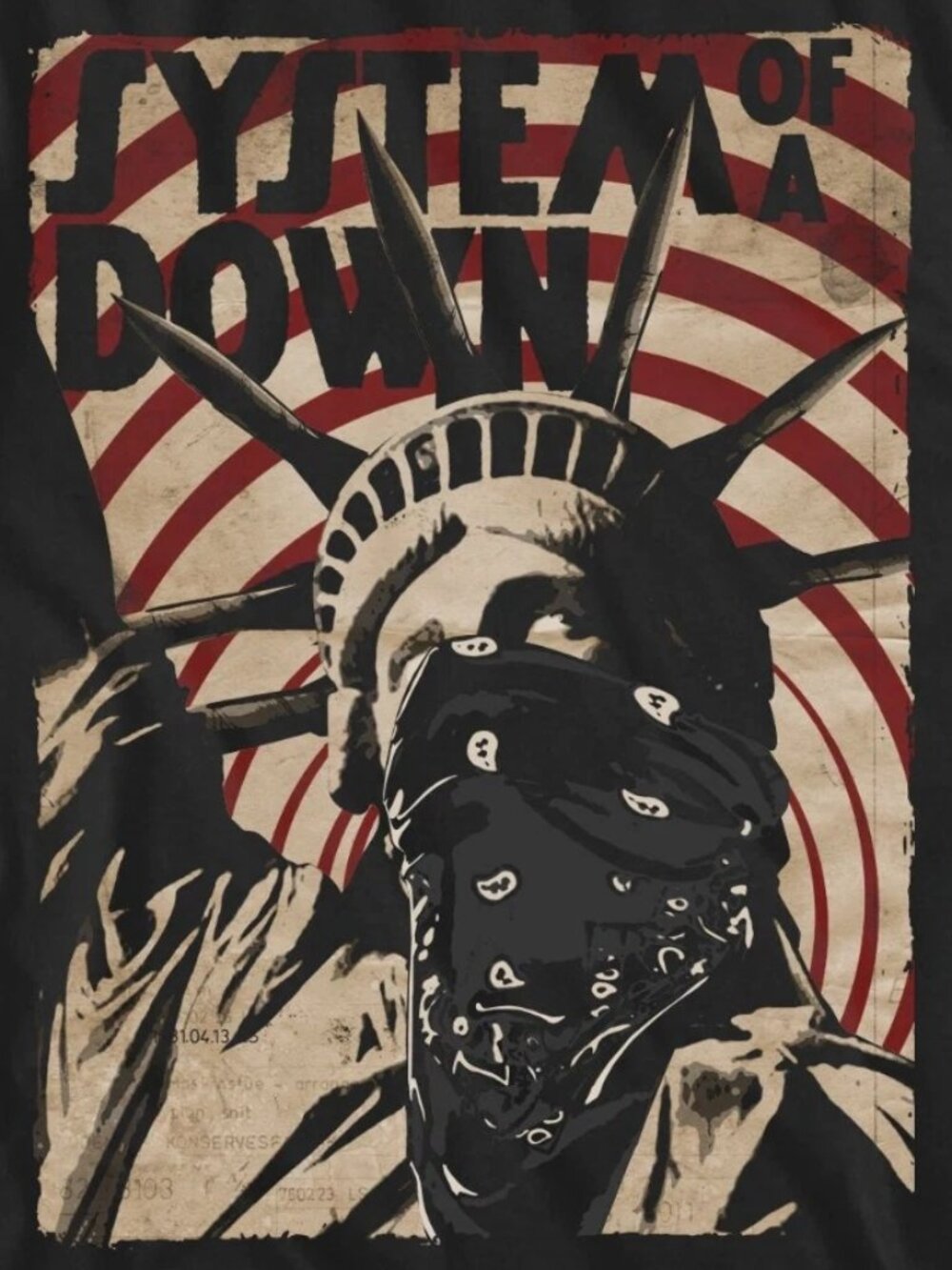 System of a Down Liberty Bandit T Shirt - Picture 2 of 4